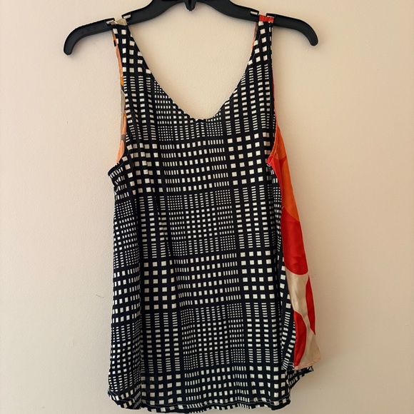 Anthropologie Tiny Abstract Colorblock Boho Tank Top Women’s Small SP - Picture 2 of 5